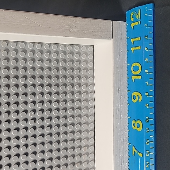 (2) Handmade 10"x10"  Gray LEGO Shadow Box Frame Wood Box - Picture 8 of 12